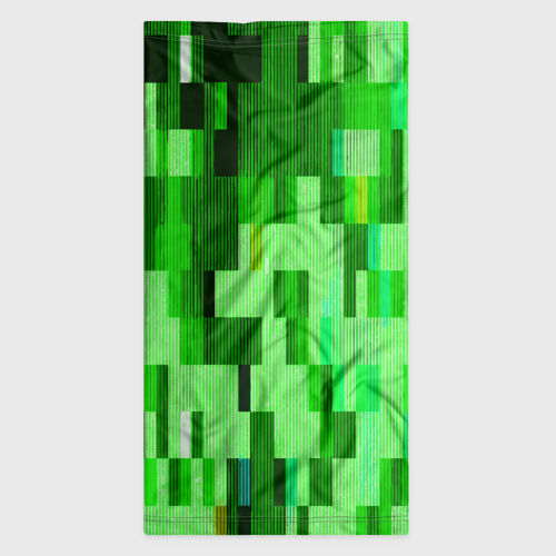 Бандана-труба 3D Зелёный глитч, цвет 3D печать - фото 7