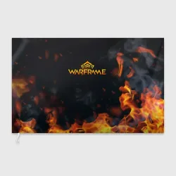 Флаг 3D Warframe шутер flame