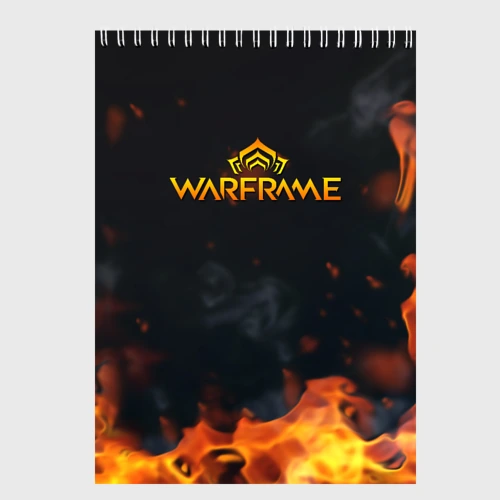 Скетчбук Warframe шутер flame