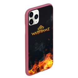 Чехол для iPhone 11 Pro Max матовый Warframe шутер flame - фото 2