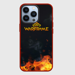 Чехол для iPhone 13 Pro Warframe шутер flame