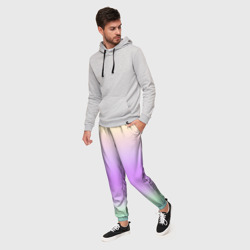 Мужские брюки 3D Голографический яркий градиент - фото 2