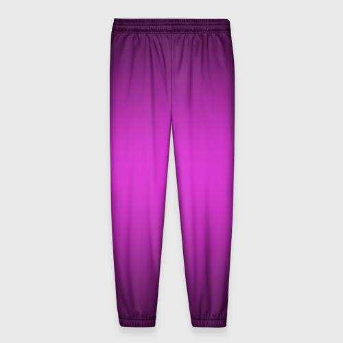 Мужские брюки 3D Сливовый градиент, цвет 3D печать - фото 2