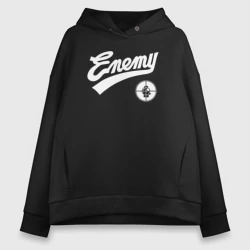 Женское худи Oversize хлопок Enemy