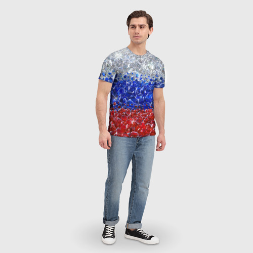 Мужская футболка 3D Российские драгоценные камни, цвет 3D печать - фото 5