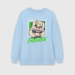 Женский свитшот oversize без начеса хлопок Frieren mage elf