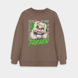 Женский свитшот oversize без начеса хлопок Frieren mage elf