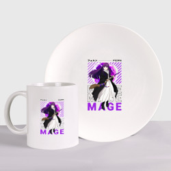 Набор: тарелка + кружка Маг Ферн - Фрирен