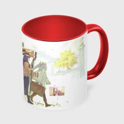 Кружка с полной запечаткой Фрирен эльф провожающая в последний путь