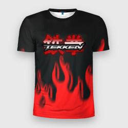 Мужская футболка 3D Slim Tekken fire fighting game