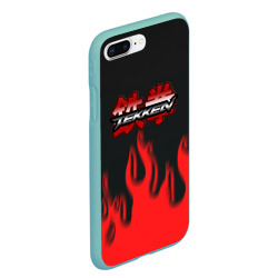 Чехол для iPhone 7Plus/8 Plus матовый Tekken fire fighting game - фото 2