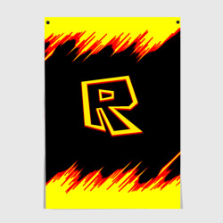 Постер Roblox mobile game flame fire