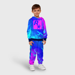 Детский костюм с толстовкой 3D Rockstar storm молнии - фото 2