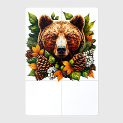 Русский бурый медведь в лесу – Магнитный плакат 2Х3 с принтом купить