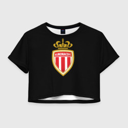 Женская футболка Crop-top 3D Monaco fc