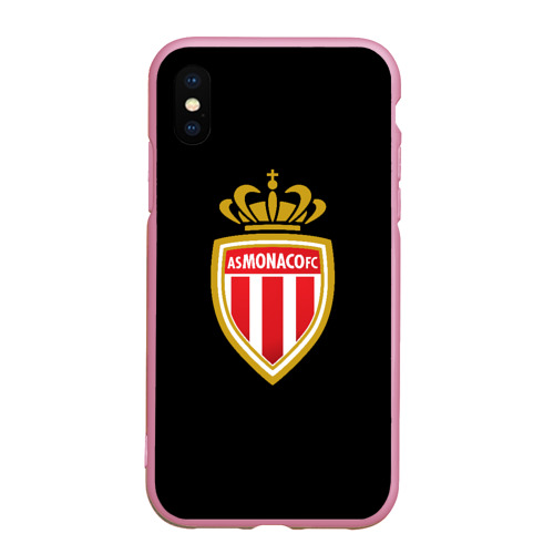 Чехол для iPhone XS Max матовый Monaco fc, цвет розовый