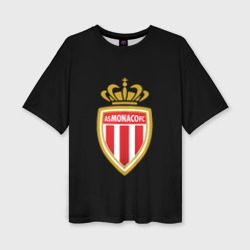 Женская футболка oversize 3D Monaco fc