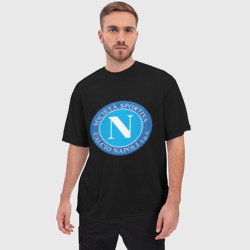 Мужская футболка oversize 3D Napoli fc - фото 2