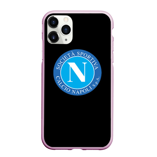 Чехол для iPhone 11 Pro матовый с принтом Napoli fc, вид спереди №1