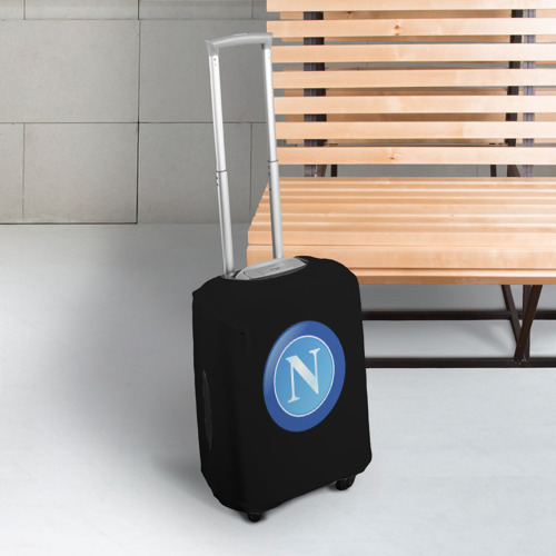 Чехол для чемодана 3D Наполи фк спорт, цвет 3D печать - фото 3