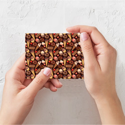 Поздравительная открытка Шоколадные сладости - фото 2
