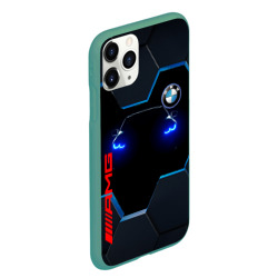 Чехол для iPhone 11 Pro Max матовый Тень BMW - фото 2