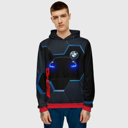 Мужская толстовка 3D Тень BMW - фото 2
