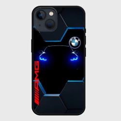 Чехол для iPhone 14 Тень BMW