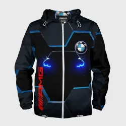 Мужская ветровка 3D Тень BMW