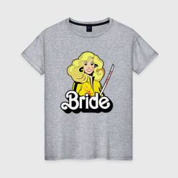 Невеста Барби – Женская футболка хлопок с принтом купить со скидкой в -20%