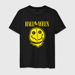 Мужская футболка хлопок Halloween Nirvana