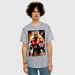 Мужская футболка хлопок Oversize Боксер Майк Тайсон - фото 2