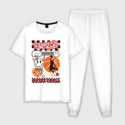 Мужская пижама хлопок Баскетбол - стритбол