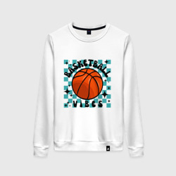 Женский свитшот хлопок Basketball vibes