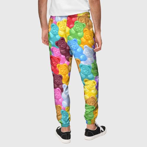Мужские брюки 3D Разноцветные мишки, цвет 3D печать - фото 5