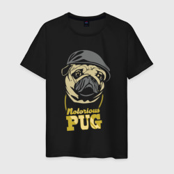 Мужская футболка хлопок Notorious pug