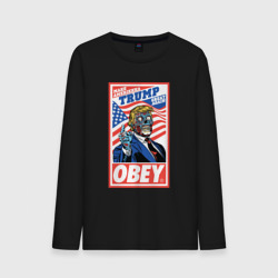 Мужской лонгслив хлопок Trump obey