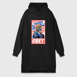 Платье-худи хлопок Trump obey