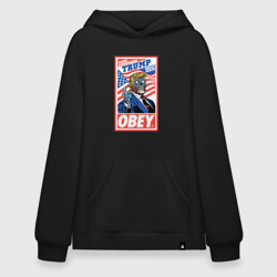 Худи SuperOversize хлопок Trump obey