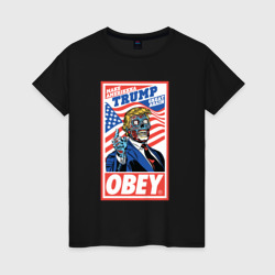 Женская футболка хлопок Trump obey