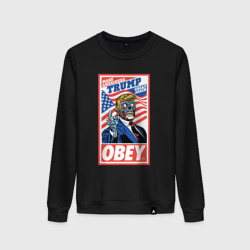 Женский свитшот хлопок Trump obey