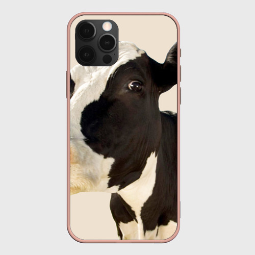 Чехол для iPhone 12 Pro Max с принтом Настоящая корова, вид спереди #2