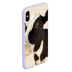 Чехол для iPhone XS Max матовый Настоящая корова - фото 2