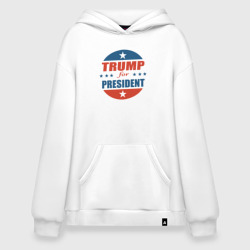 Худи SuperOversize хлопок Трампа в президенты