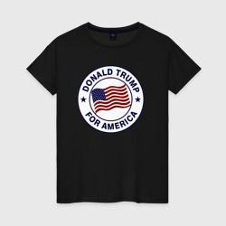 Женская футболка хлопок Trump for America