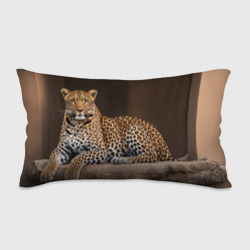 Леопард на пороге – Подушка 3D антистресс с принтом купить