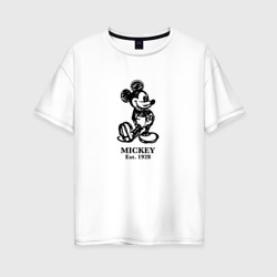 Женская футболка хлопок Oversize Mickey classic: origin 1928