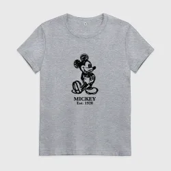 Женская футболка хлопок Mickey classic: origin 1928