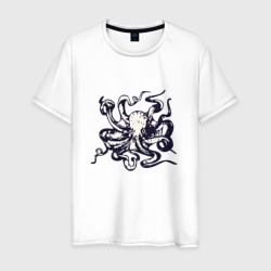 Sea devil – Мужская футболка хлопок с принтом купить со скидкой в -20%