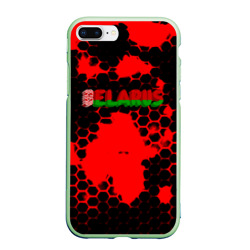 Чехол для iPhone 7Plus/8 Plus матовый Belarus краски соты